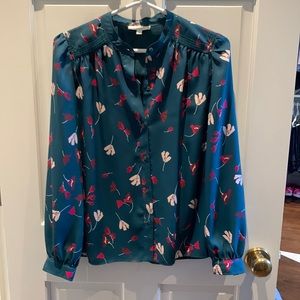 Joie long sleeve silk button up blouse